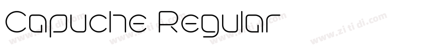 Capuche Regular字体转换 Capuche Regular字体转换